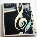 Brushed Aluminum Magnet