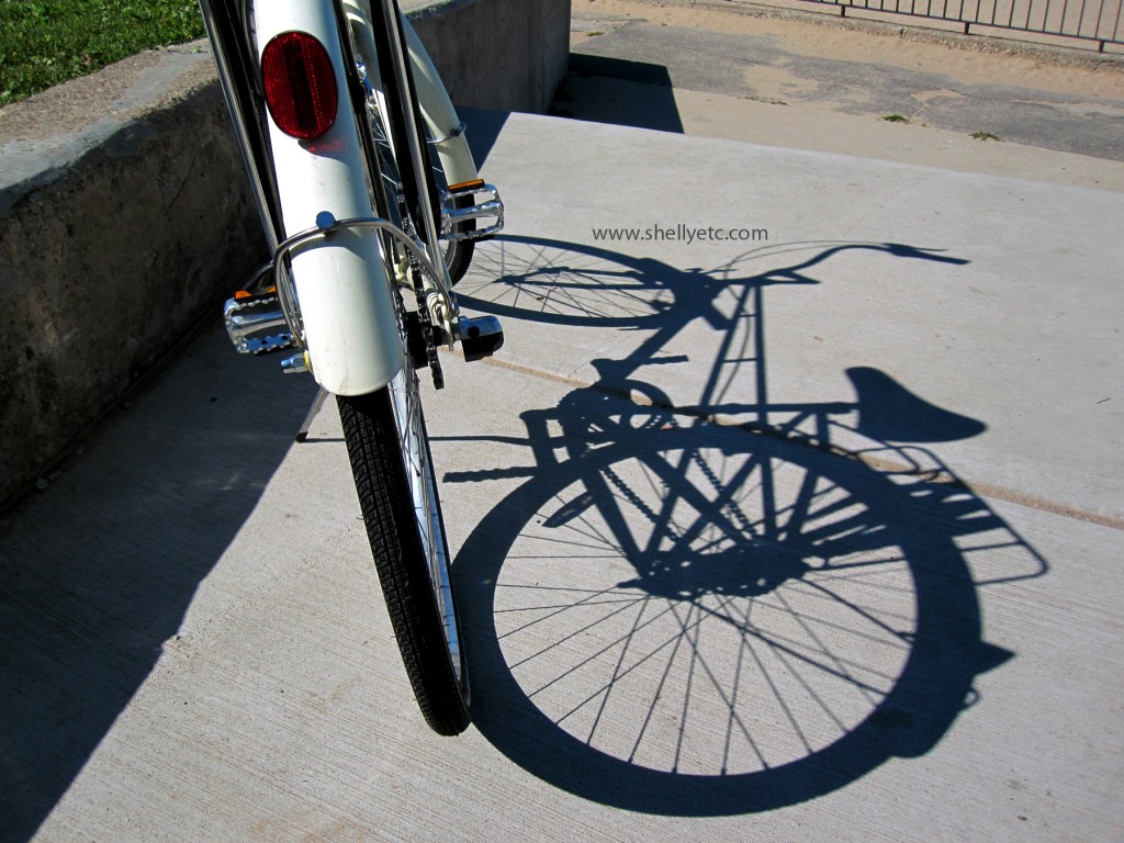 New - bike shadows (Chicago)